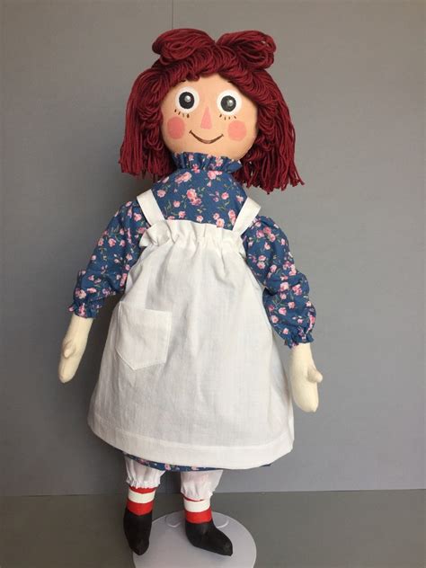 Classic Raggedy Ann Doll Story Book Doll Collectors Etsy