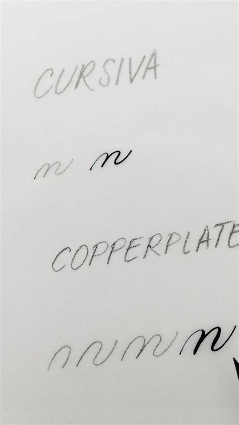 Letra N En Caligrafía Cursiva Y Copperplate Le Baguette Arabic