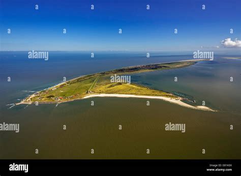 Aerial View Wadden Sea North Sea Wangerooge East Frisian Islands