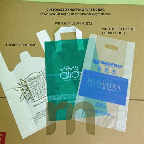Packing Stuff Plastik Beg Bercetak Jenama Sendiri