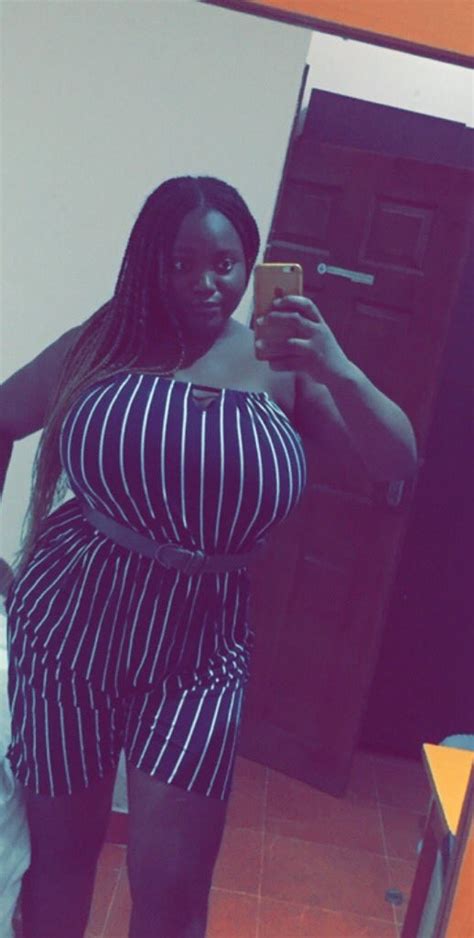 Busty Nigerian Lady Leaves Men Drooling Over The Size Of Her Massive Breasts On Twitter
