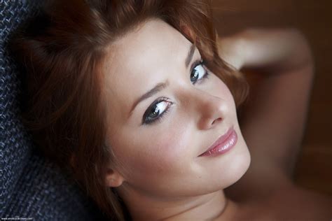 720p Women Anna Tatu Smiling Face Looking At Viewer Brunette Beauty