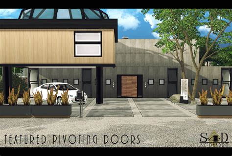 Sims 4 Ccs The Best Textured Pivoting Doors By Daer0n