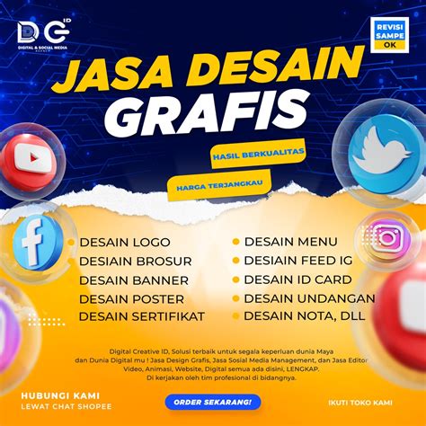 Jual Jasa Desain Premium Logo Baner Spanduk Sertifikat Brosur