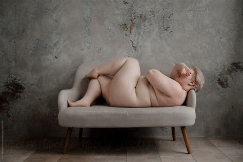 Naked Woman Lying Hiding Face By Stocksy Contributor Alina