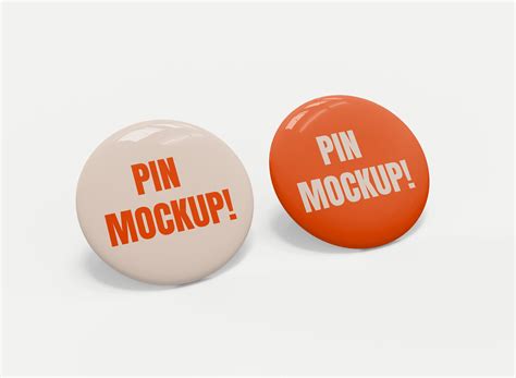 Pin Mockup Product Mockups Creative Market
