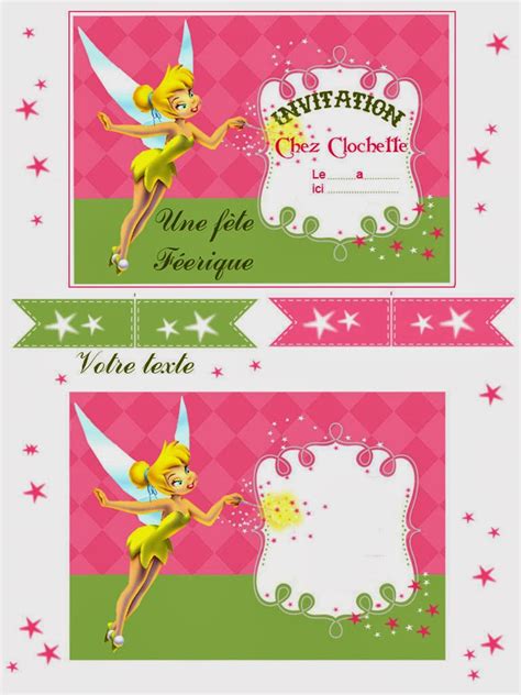 Order invitations and if the date (or venue) changes we will reprint your order free. Kit de Campanilla o Tinkerbell para Imprimir Gratis. - Ideas y material gratis para fiestas y ...