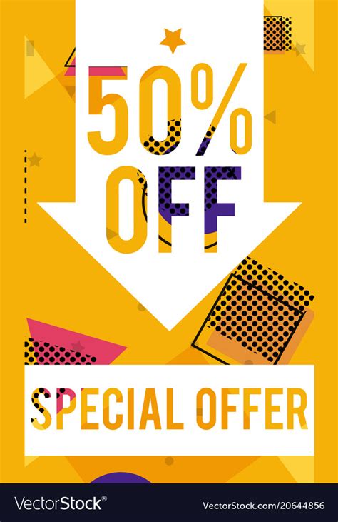 Special Sale Offer Flyer Royalty Free Vector Image