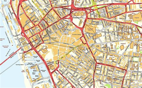 Liverpool city centre development map. Liverpool City Centre Street Map | I Love Maps
