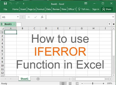 How To Use IFERROR Function | Microsoft Excel - Excel Trivia ...