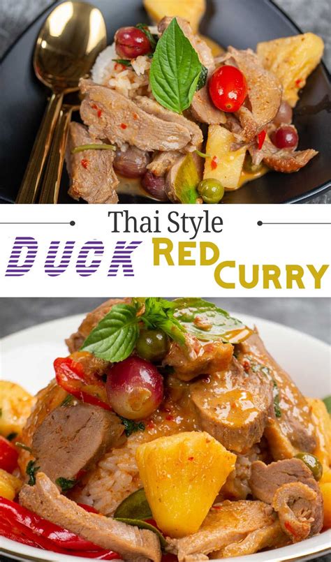 This Thai Style Duck Red Curry Is Delicious And Easy To Make
