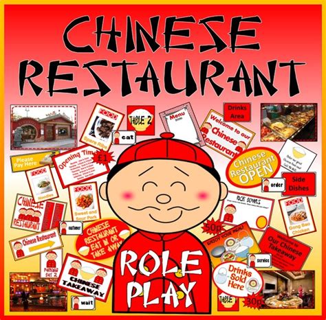 Chinese Restaurant Role Play Resources Eyfs Ks1 2 Food Culture