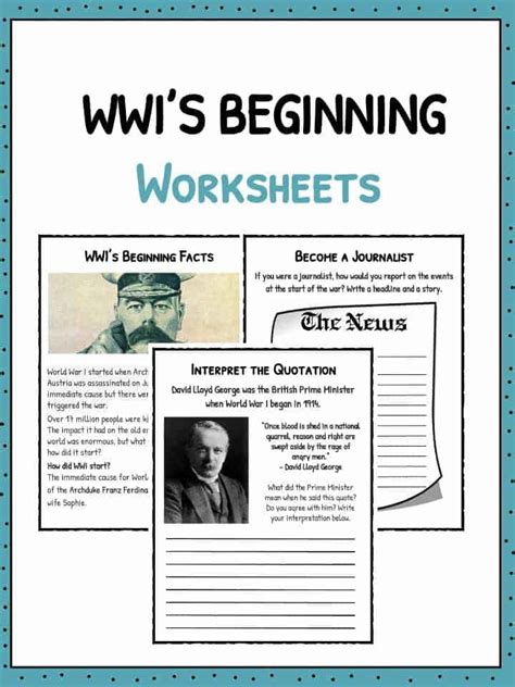 ww start worksheets facts information