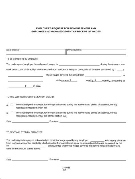 Employer Workers Compensation Doc Template Pdffiller