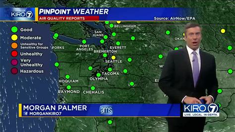 Kiro 7 Pinpoint Weather Video For Mon Evening Kiro 7 News Seattle