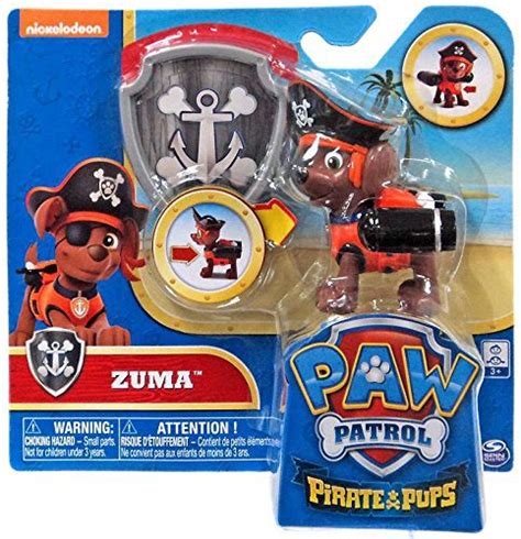 Paw Patrol Pirate Pups Exclusive Figure Zuma