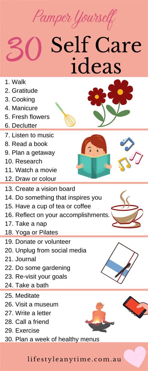 Goals For Self Love With Infographic • Lifestyle Anytime