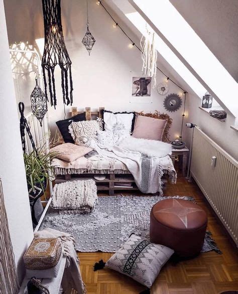46 Ideas Bedroom Attic Bohemian Boho Style Living Room Decor Rustic