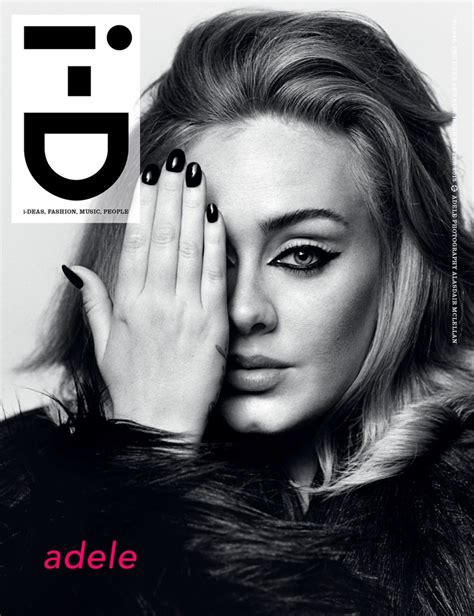 Adele 25 Album Cover And I D Magazine Cover