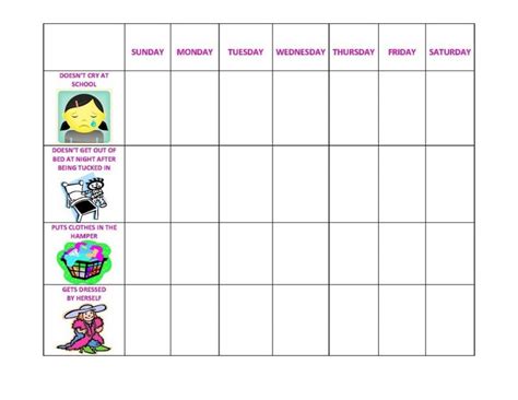 Popular Behavior Charts Free Printable Learning Printable