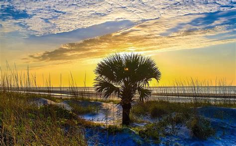 South Carolina Sunrise Scenic Views Clearwater Beach Florida Scenic