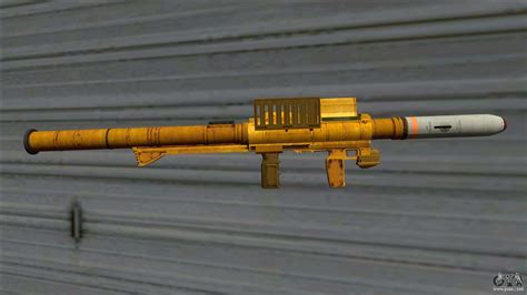 Hawk And Little Homing Launcher Gold For Gta San Andreas
