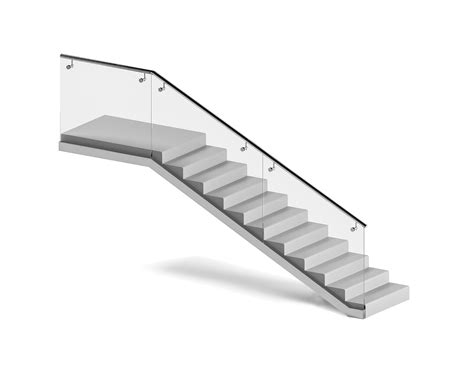 Glass Staircase Railing‌ System Glass Stair Rail‌ng Glass Stairs Glass Railing Staircase