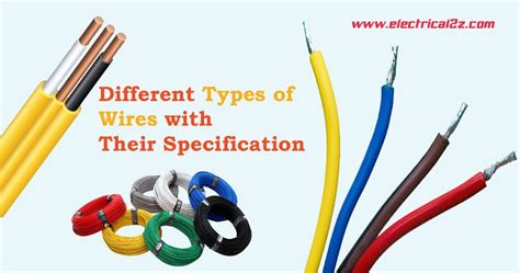 Different Types Of Wires With Their Specification