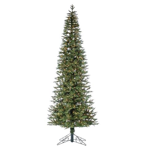 Sterling Tree Company 12 Ft Pine Pre Lit Traditional Slim Artificial