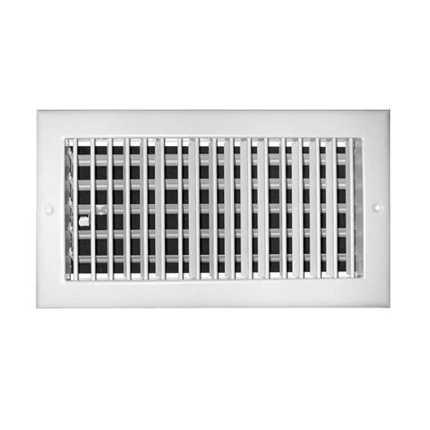 Speedi Grille 10 In X 8 In Ceilingsidewall Vent Register White With