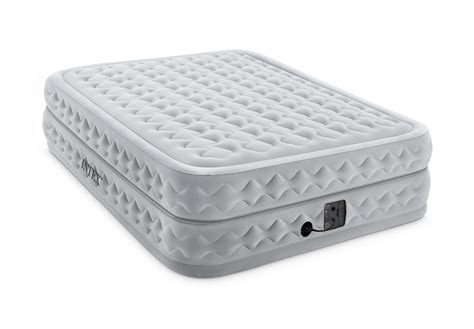 The intex mattress pump functions with electricity. Intex Queen Supreme Air-Flow Airbed with Built-in Electric ...