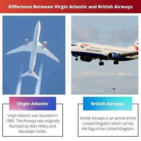 Virgin Atlantic Vs British Airways Difference And Comparison