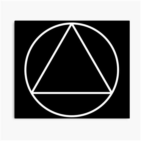Circle And Triangle Symbol The Circle And Triangle In Aa Symbol At