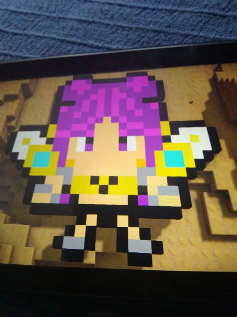So I Made A Kda Kaisa Pixel Art Rdragonquestbuilders2