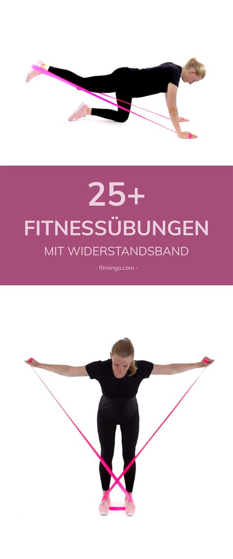 25 Fitnessübungen Mit Widerstandsband Band Workout Fitnessbänder
