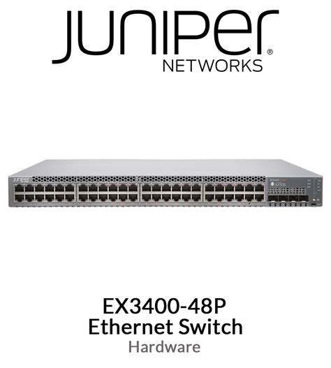 Juniper Networks Ex3400 48 Port Poe Ex3400 48p Yes