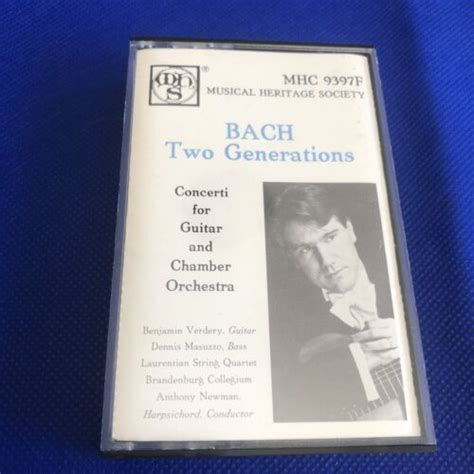 Benjamin Verdery Bach Two Generations Concerti Guitar And Orch Mhs