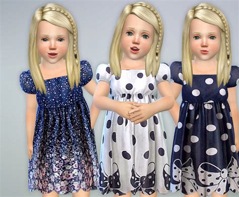 Toddler Dresses Collection P30 Toddler Clothes Mod Download