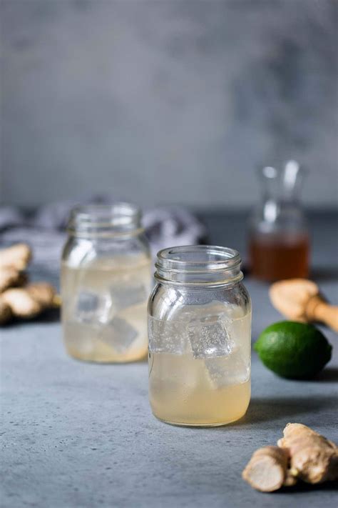 Homemade Ginger Ale Recipe 4 Ingredients Savory Simple