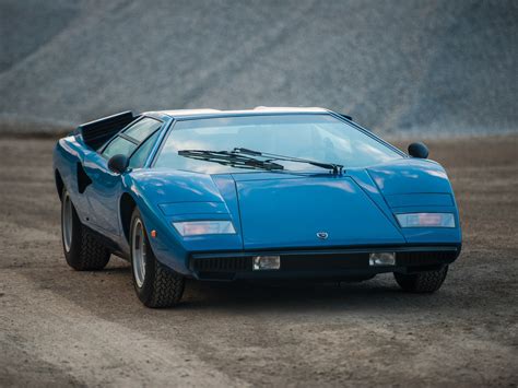 Lamborghini Countach Classic Car Blue Cars Wallpapers Hd Desktop