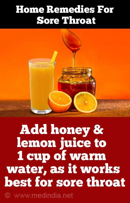 At Home Sore Throat Remedy