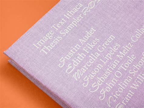 Studio Elana Schlenker Text Image Thesis Book Design
