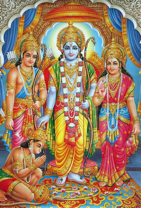 Lord Hanuman With Ram Sita And Lakshman Hd Wallpaper God Hd Wallpapers