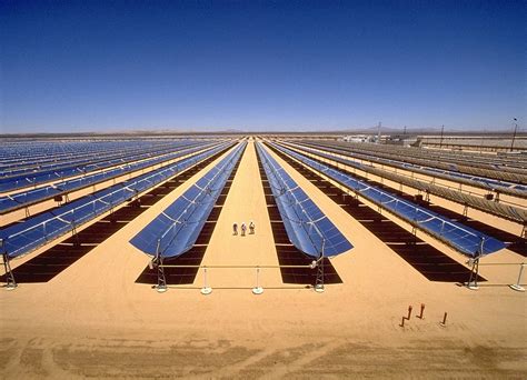 Parabolic Trough Power Plant Mojave Solar Field Of A Parab Flickr
