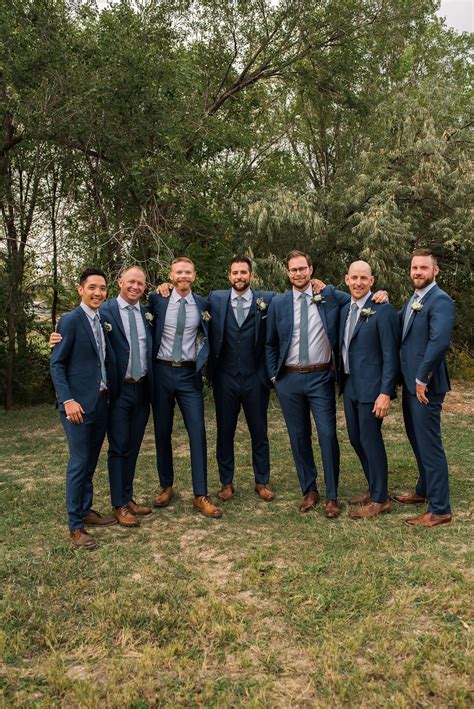 Navy Blue Suits For Groomsmen Blue Groomsmen Suits Blue Groomsmen Wedding Suits Groom