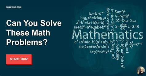 Solve These Tricky Math Problems Trivia Quiz Quizzclub