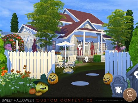 Sweet Halloween Home By Pralinesims At Tsr Sims 4 Updates