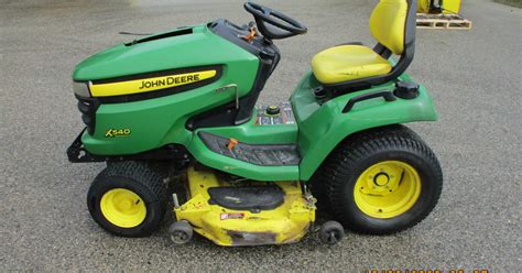 If you own a john deere tractor, you may not dread clearing snow as much. 2009 john deere 540x lawn tractor w/snow blower - BidCorp ...