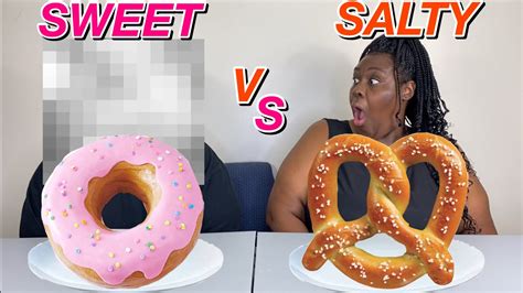 Sweet Vs Salty Food Challenge Special Guess Youtube