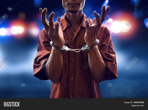 Arrested Man Handcuffs Image And Photo Free Trial Bigstock